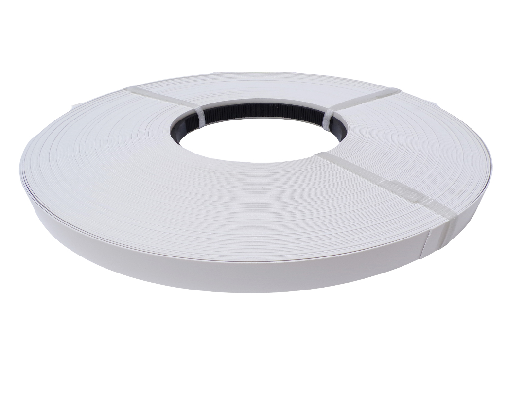 PVC LIPPING 1MM X 22MM 2901Z  WHITE GLOSSY IZ01