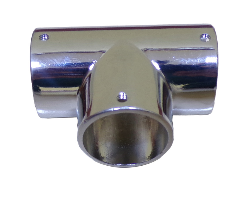 CHROME PIPE FITTINGS TEE 25MM