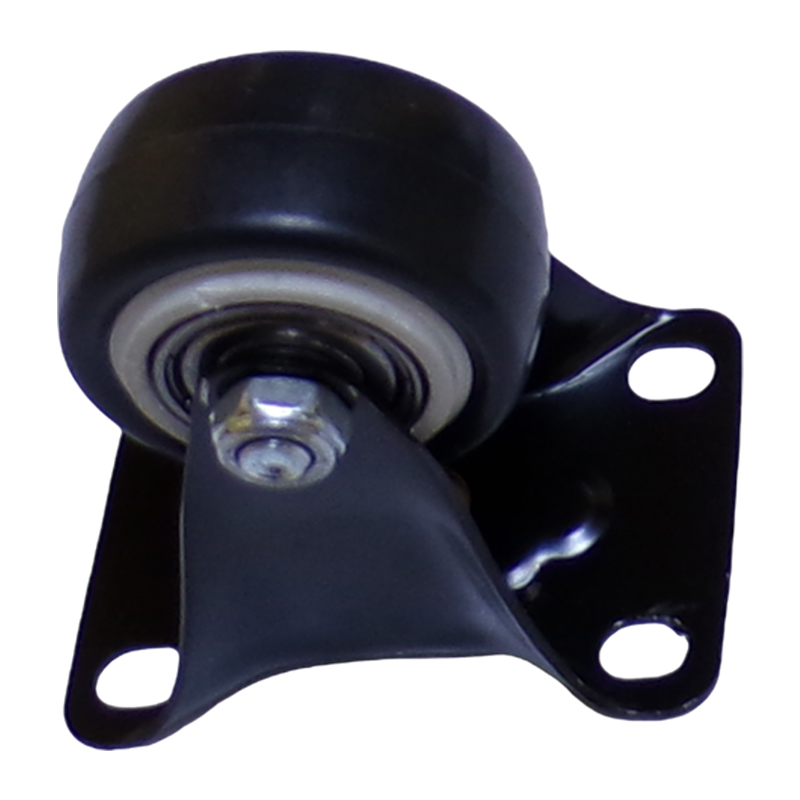 CASTER WHEEL HD BLACK 40MM TYPE FIX