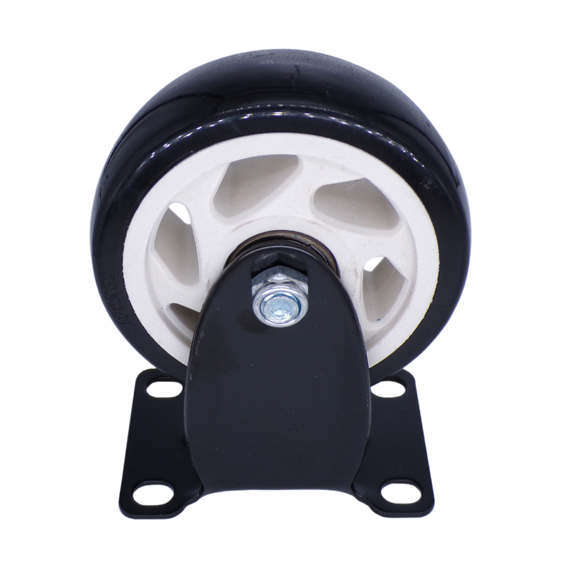 CASTER WHEEL HD BLACK 100MM TYPE FIX