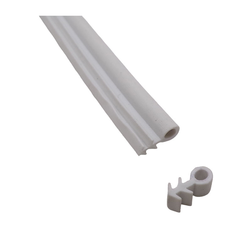 PVC SOFT DOOR SEAL ROUND WHITE 4MM 100MTR