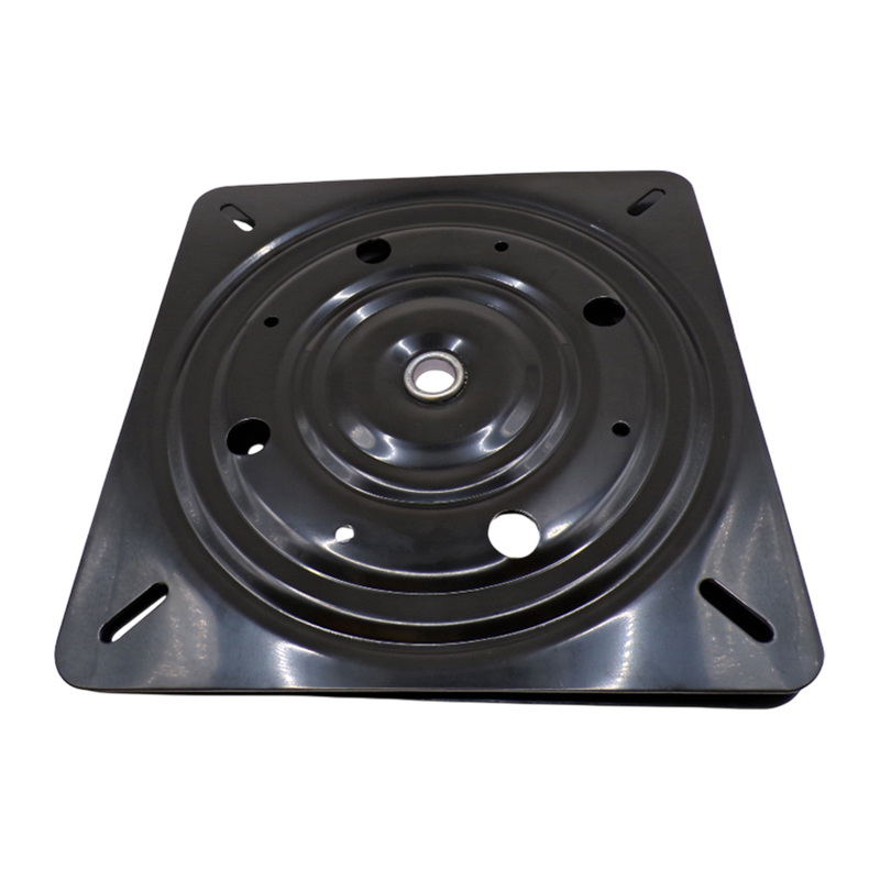 ROTATING TURNTABLE PLATE 08 INCH BLACK