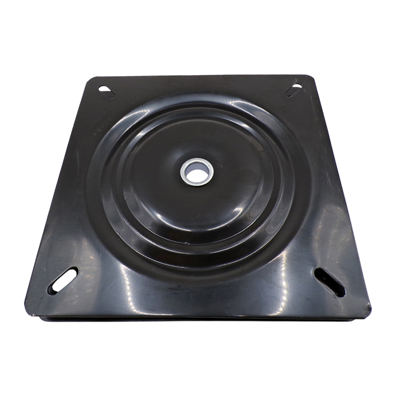 ROTATING TURNTABLE PLATE 10 INCH BLACK