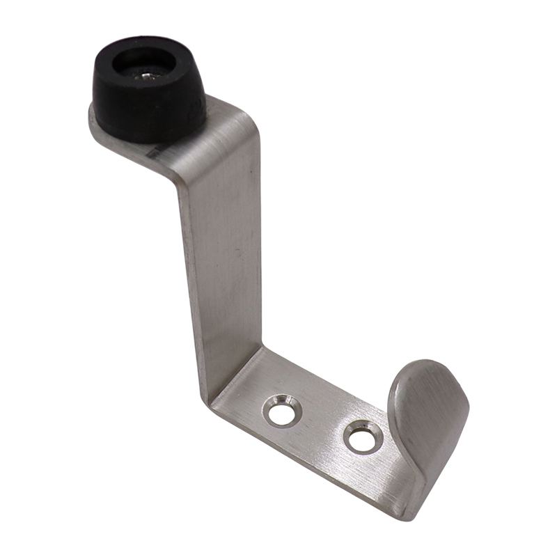 SS304 TOILET CUBICLE HOOK WITH DOOR STOP