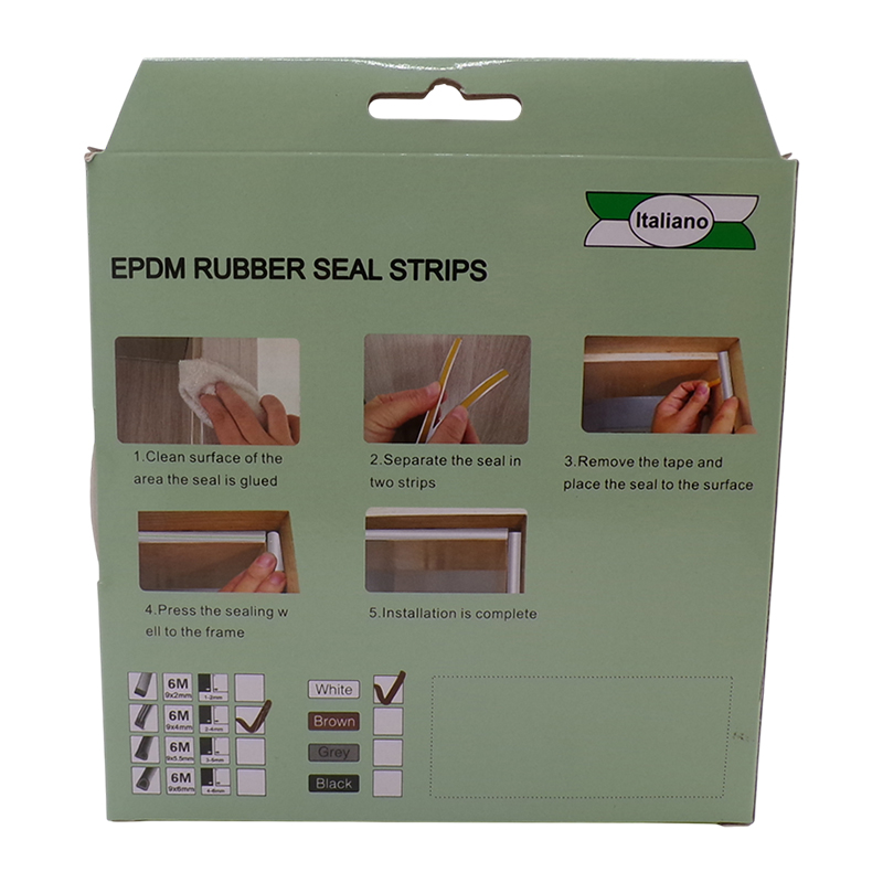 WINDOW RUBBER SEAL TYPE E BLACK